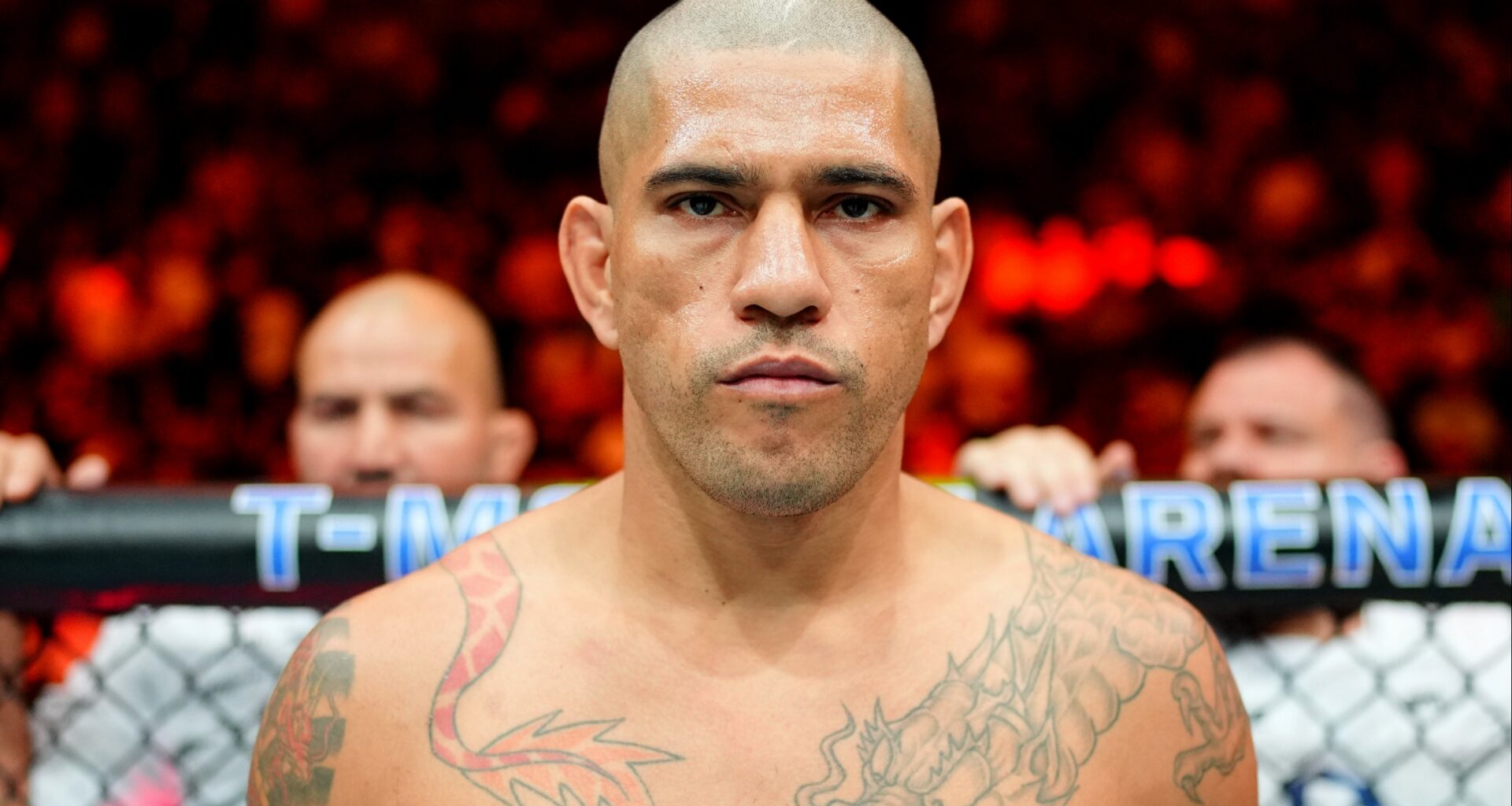 Alex Pereira enters the Octagon at UFC 320