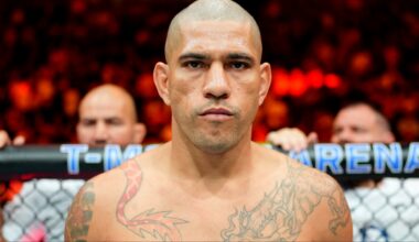 Alex Pereira enters the Octagon at UFC 320