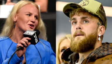 Valentina Shevchenko and Jake Paul