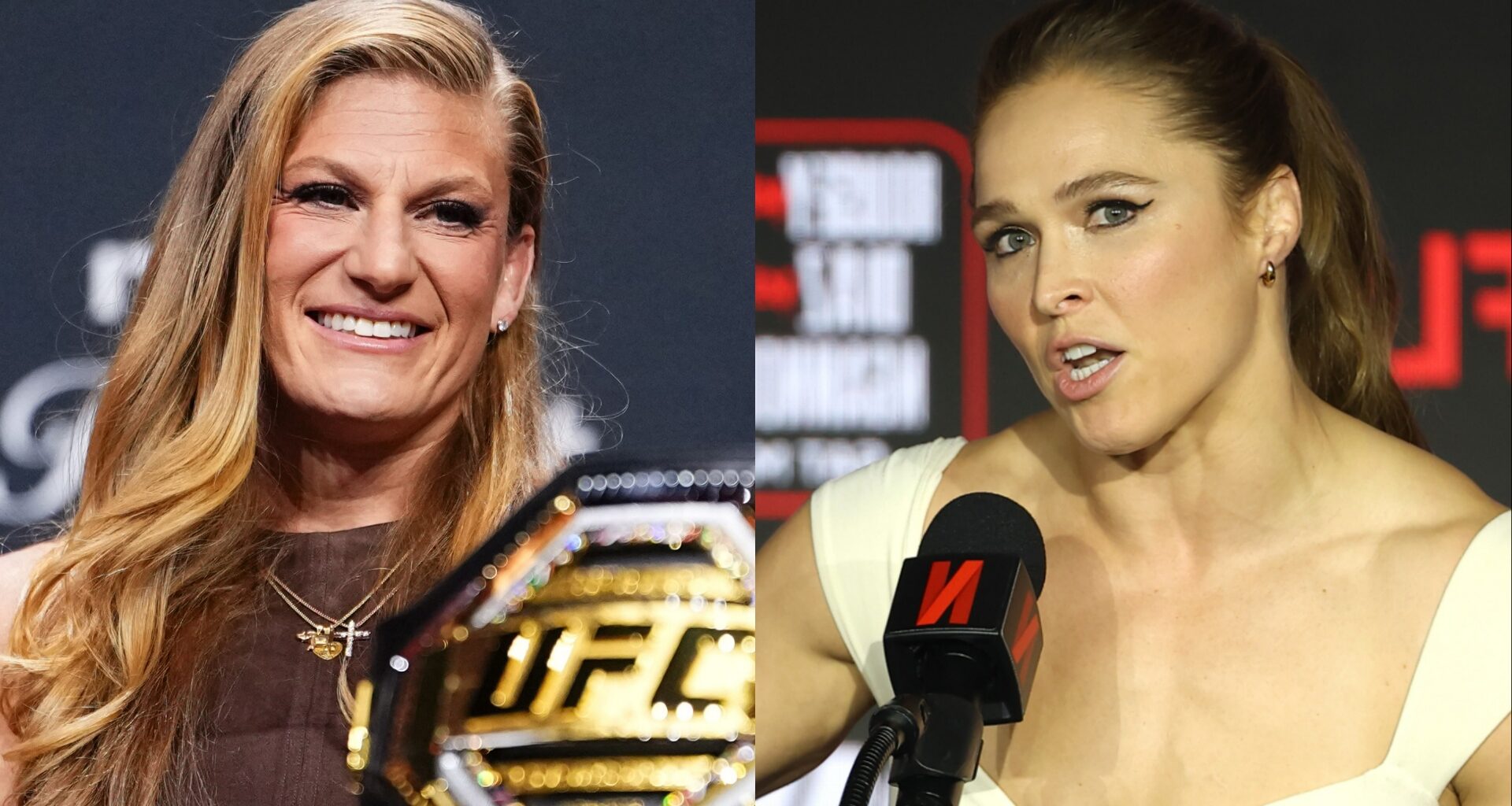 Kayla Harrison and Ronda Rousey