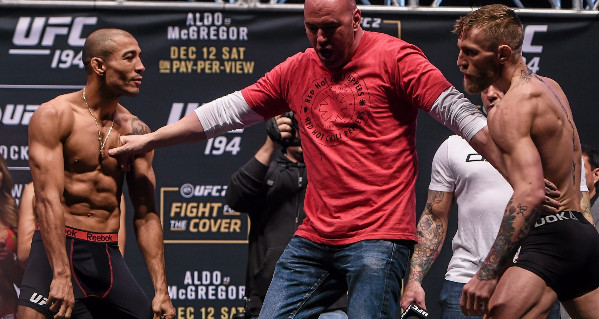 Jose Aldo and Conor McGregor