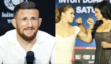 Merab Dvalishvili, Ronda Rousey and Gina Carano