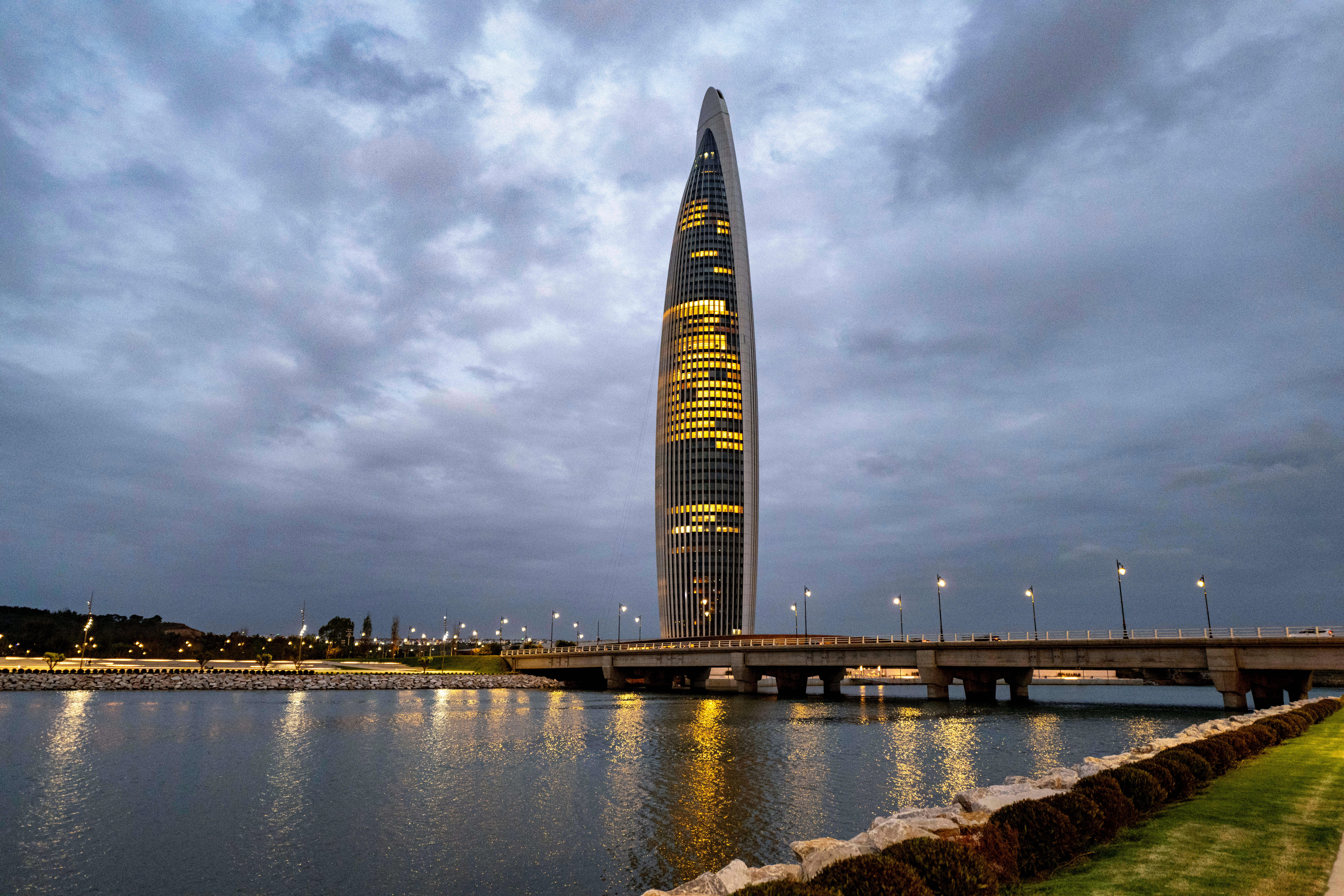 The $700 million, 55-story skyscraper has opened in Morocco
