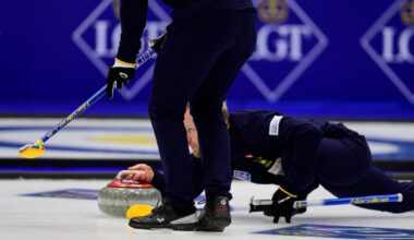 Sweden’s Edin beats Canada’s Dunstone 9-6 to win men’s world curling championship