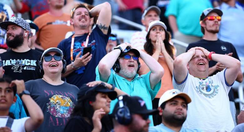 NASCAR fans at Texas race.