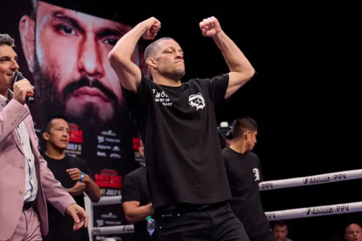 Nate Diaz open workout