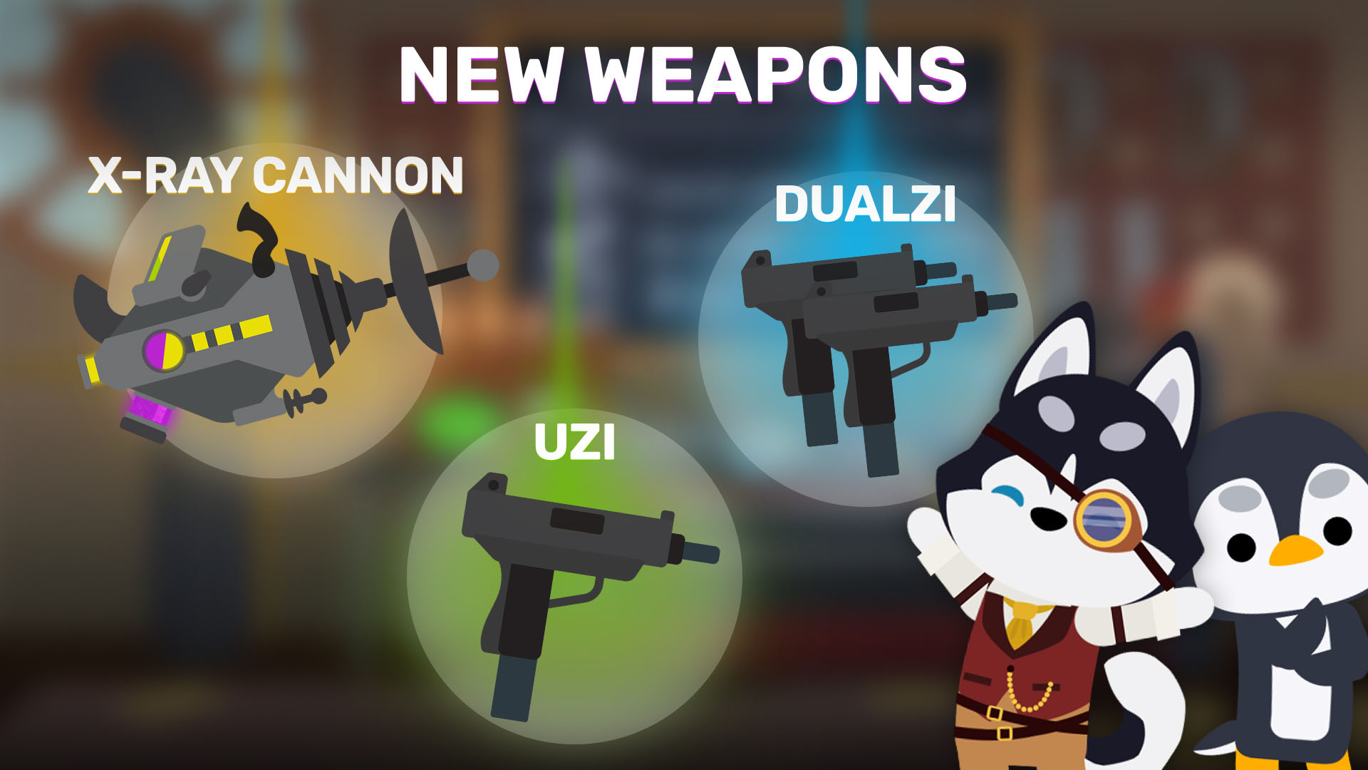 Super Animal Royale - Bright Future Update new weapons