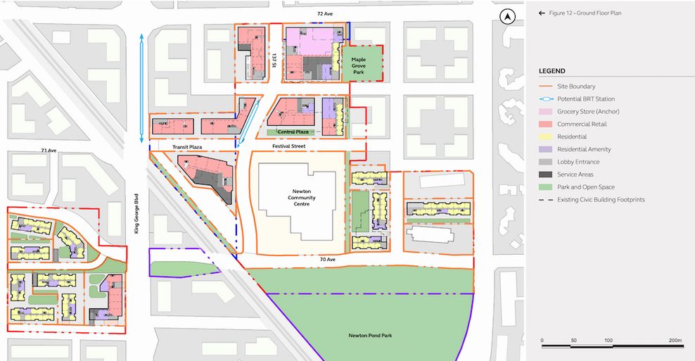 Newton Centre Master Development Plan Surrey SCDC TransLink