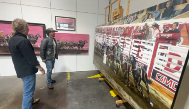 Portrait of chuckwagon champion to be sold at Calgary canvas auction - CTV News