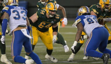 Edmonton Elks claim no CFL salary cap cuts on horizon for million-dollar offensive line