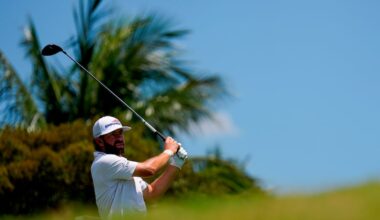 Cameron Young makes big putts to take early lead at Cadillac Championship; Nick Taylor two shots back