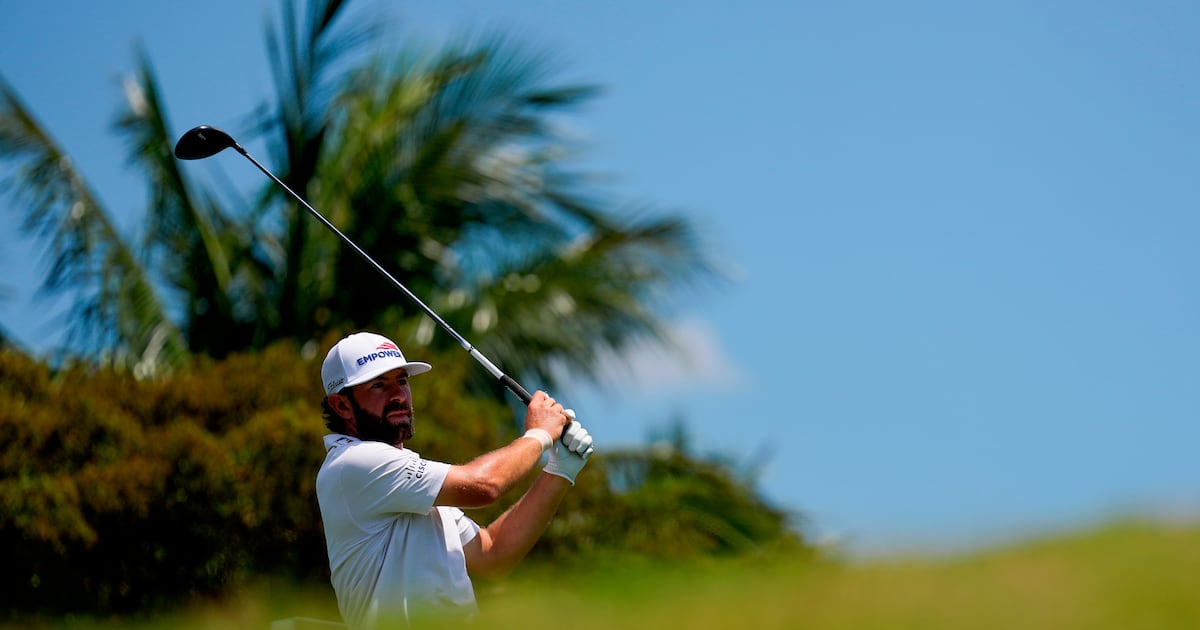Cameron Young makes big putts to take early lead at Cadillac Championship; Nick Taylor two shots back
