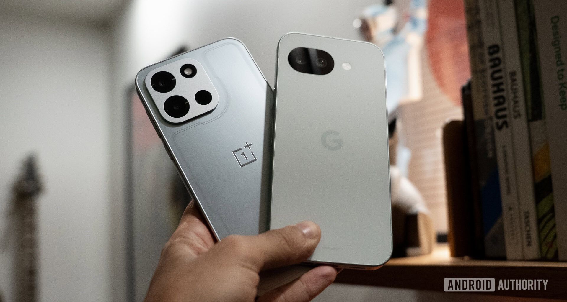 OnePlus Nord 6 vs Pixel 10a in hand