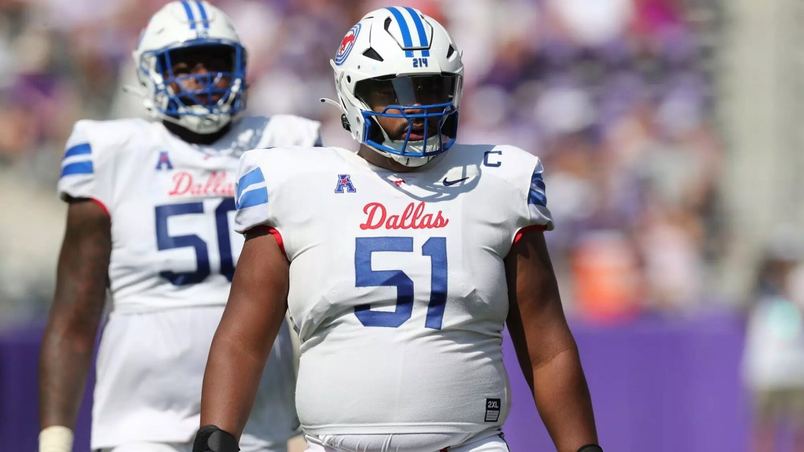 Saskatchewan Roughriders sign three-time all-conference SMU guard Justin Osborne