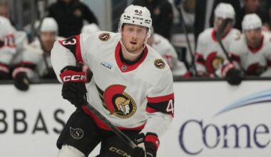 Senators' Kleven, Crotty in lineup for Game 3 vs. Hurricanes