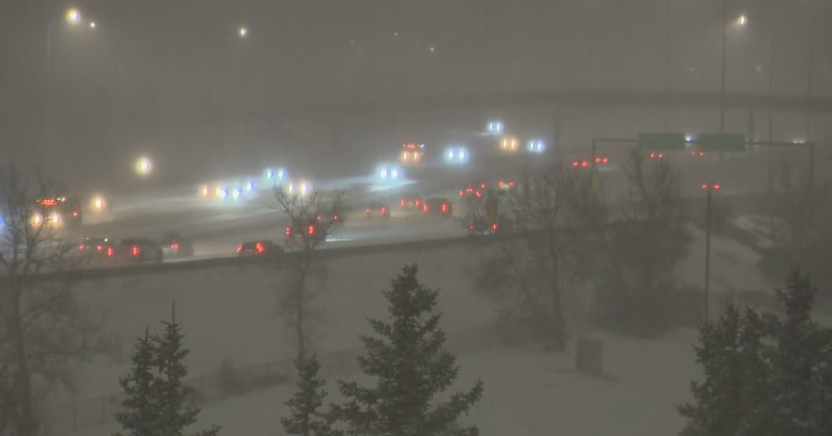 Dozens of crashes as Calgary hit by spring storm - CTV News