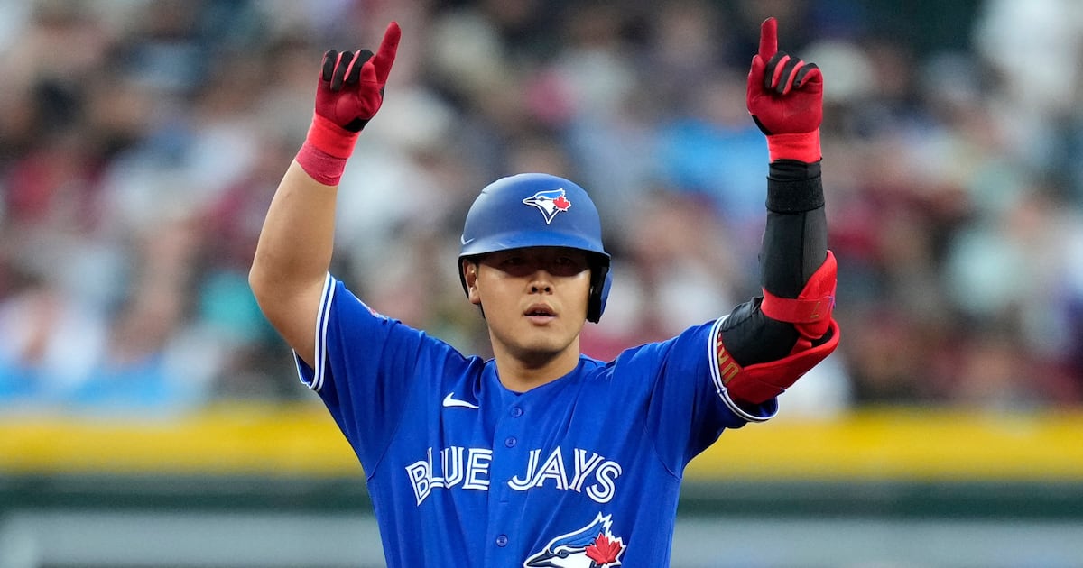Toronto Blue Jays break out with eight-run first inning against Arizona Diamondbacks