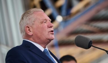 Doug Ford takes anti-tariff message to Texas as opposition cries foul
