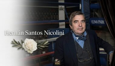 The WBC joins in mourning the passing of Hernán Santos Nicolini