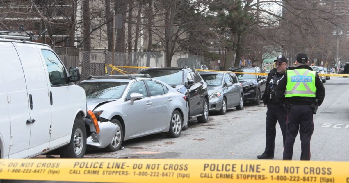 Pedestrian struck by van in East York