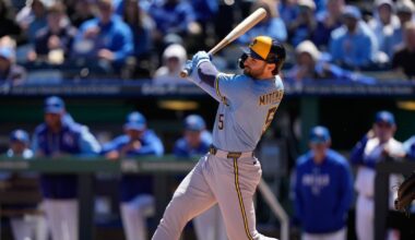 Garrett Mitchell drives in five runs to power Milwaukee Brewers over Kansas City Royals in opening game of doubleheader