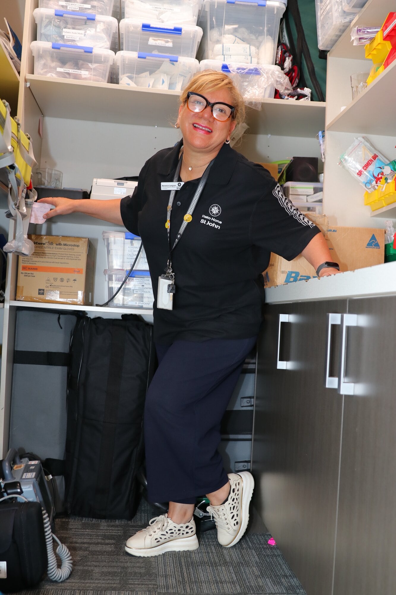 St John WBOP’s Berenice Langson has two Falls Prevention, free for seniors, left this month. Photo / Kelly O’Hara