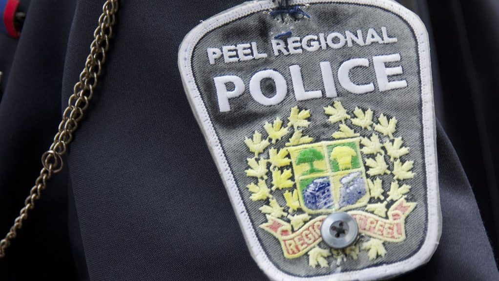Police investigating a hit-and-run scene at Bovaird Drive West and McLaughlin Road in Brampton.