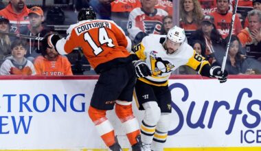 Flyers advance to second round with OT win over Penguins
