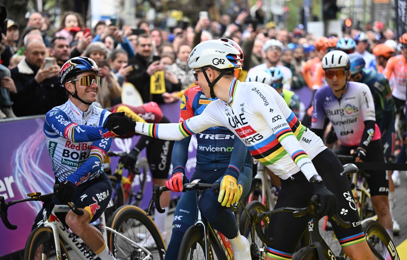 Flanders fines hit Evenepoel and Pogačar, rail crossing controversy ignored