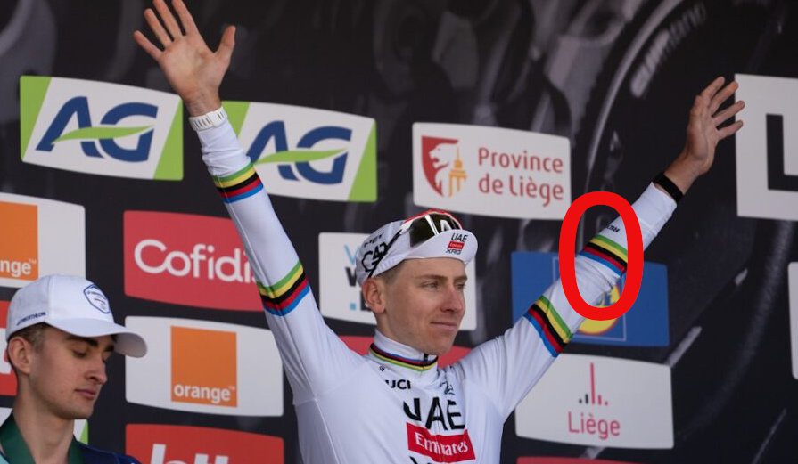 The Tadej Pogačar UCI rainbow jersey fine mystery solved (and cancelled)