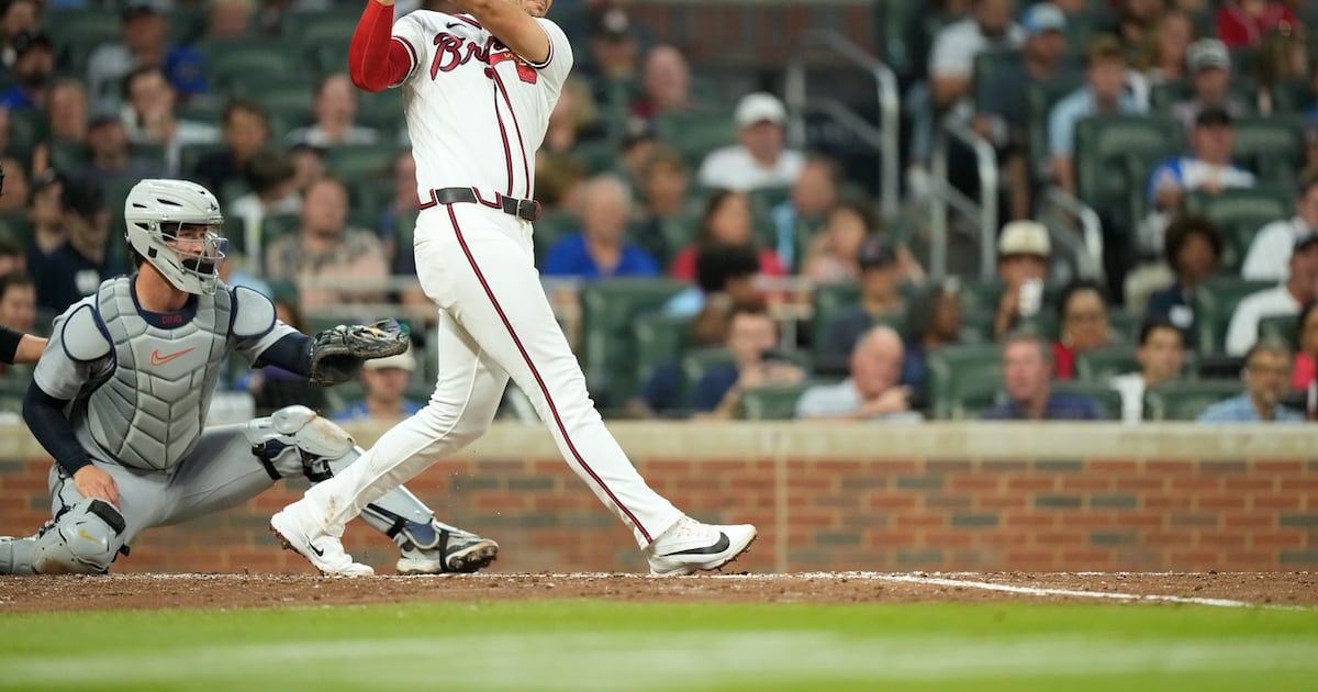 Matt Olson’s two-run homer in ninth gives Atlanta Braves win over Detroit Tigers