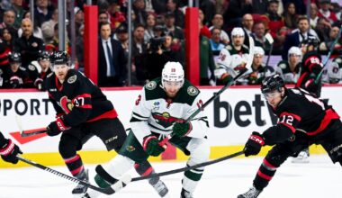 Ryan Hartman scores twice to lift Minnesota Wild over Ottawa Senators in Jake Sanderson’s return