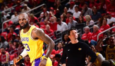 LeBron James takes blame after Lakers' blowout loss to Rockets