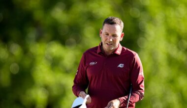 Frustrated Sergio Garcia breaks driver on No. 2 tee box