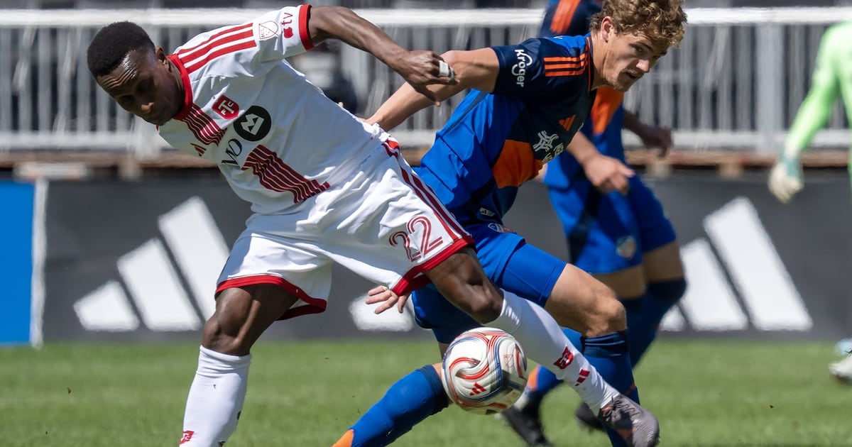 Short-handed Cincinnati score late to salvage draw with Toronto FC
