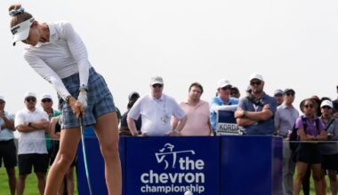 Nelly Korda slows her torrid pace and settles for 5-shot lead in Chevron Championship