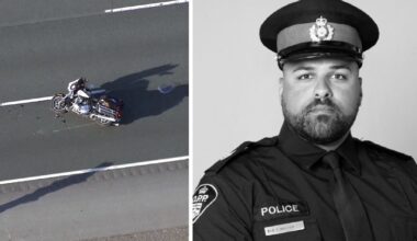 OPP officer killed in motorcycle crash, Hwy. 401 reopens