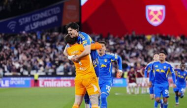 Leeds survive scare to beat West Ham on penalties in FA Cup quarterfinal