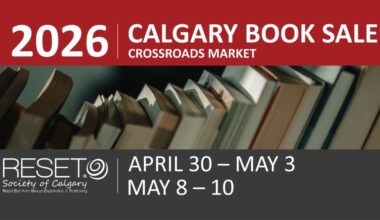 Calgary Book Sale in Support of the RESET Society of Calgary