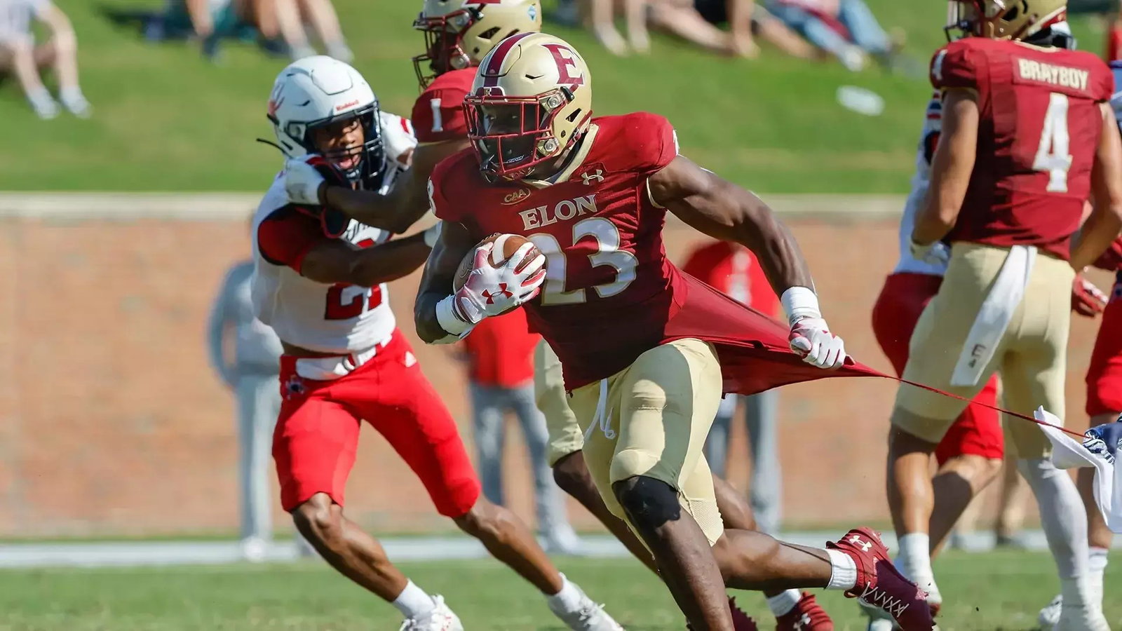 Edmonton Elks sign Elon running back Rushawn Baker, one other