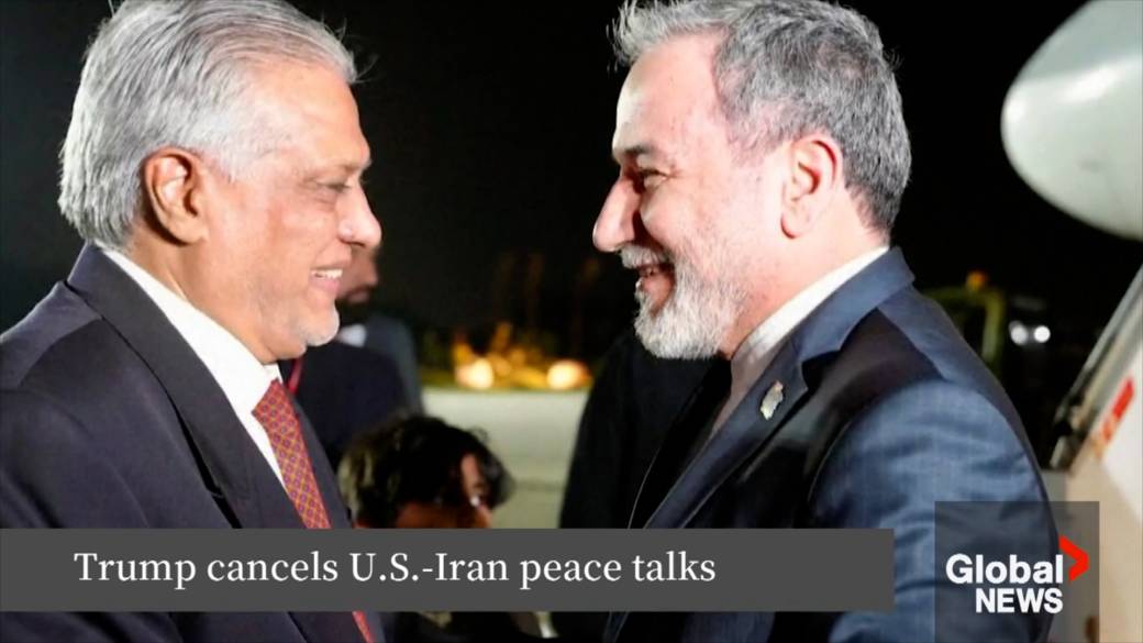 Click to play video: 'Trump cancels U.S. trip to Pakistan for Iran peace talks'