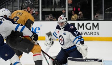 Winnipeg Jets lose to Vegas Golden Knights, have playoff hopes end with Los Angeles Kings’ victory