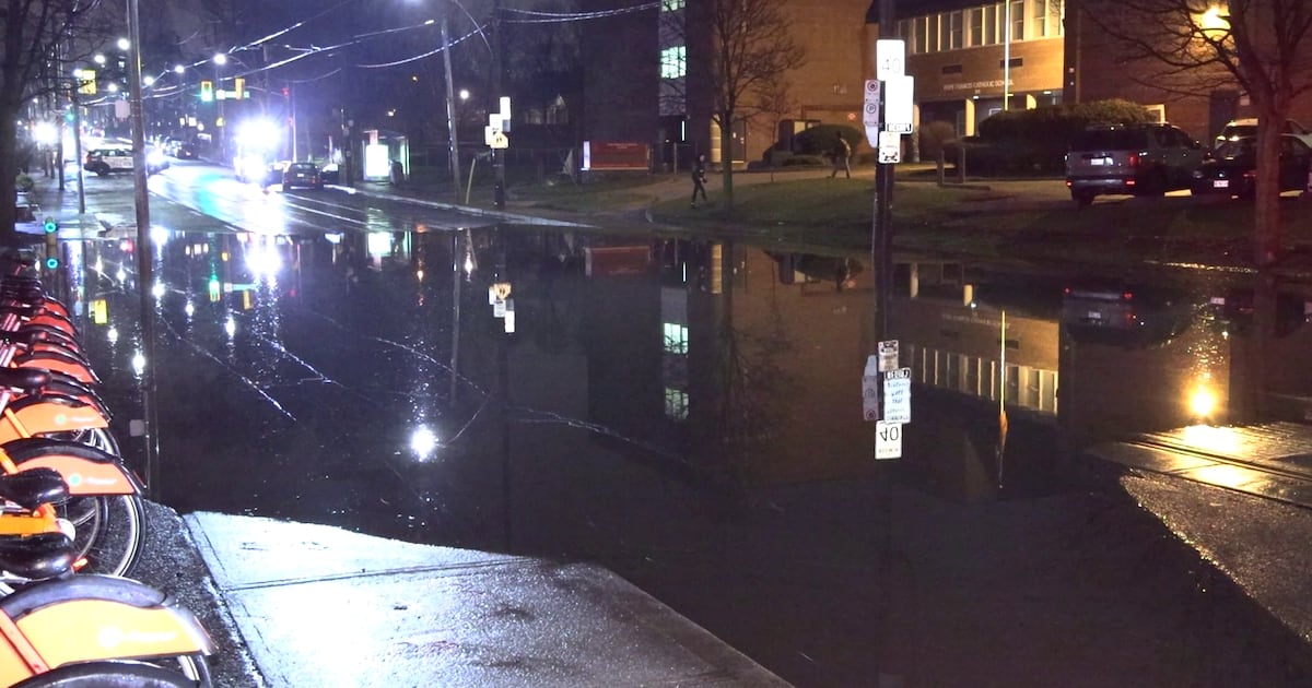 flooding reported across the city