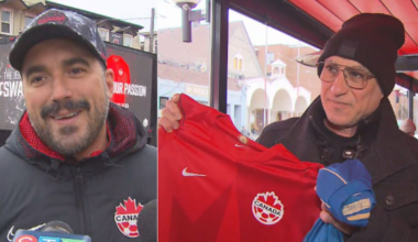 Surprise jersey swap sees Toronto fans keep Italian gear