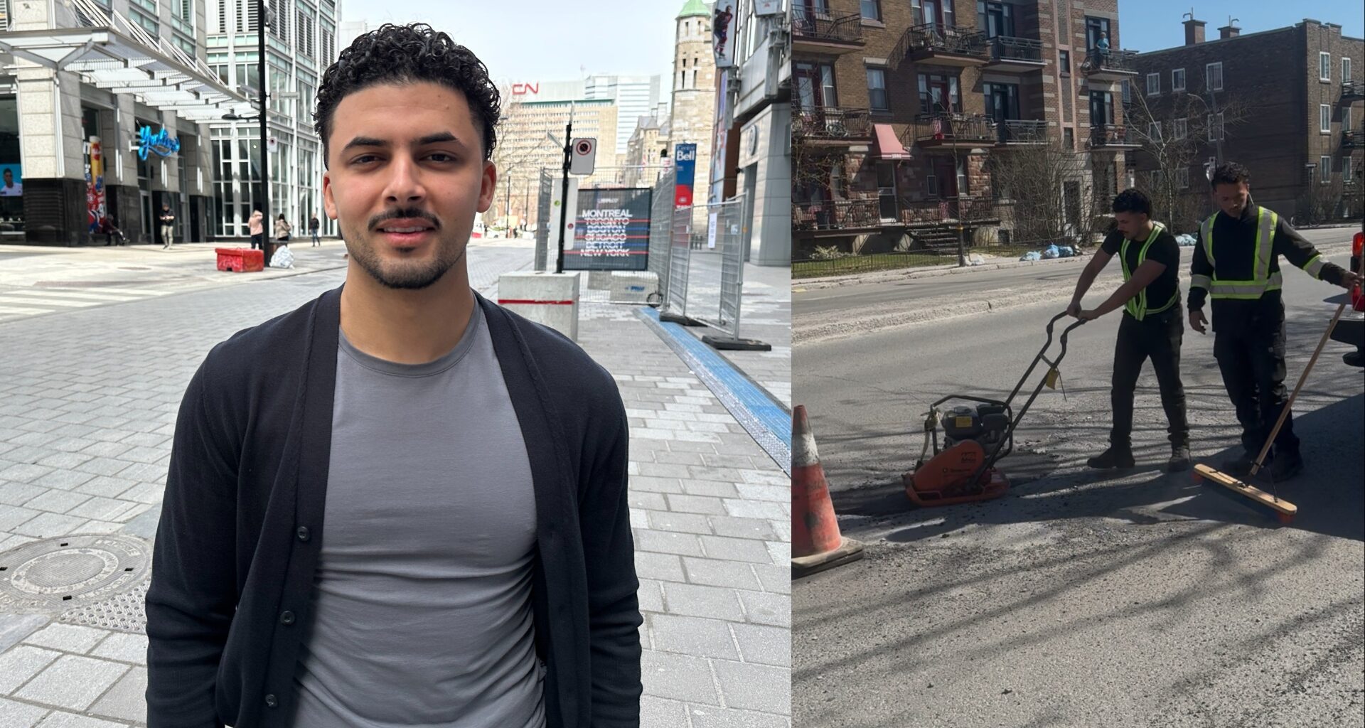 Montrealer repairs potholes for free in his spare time