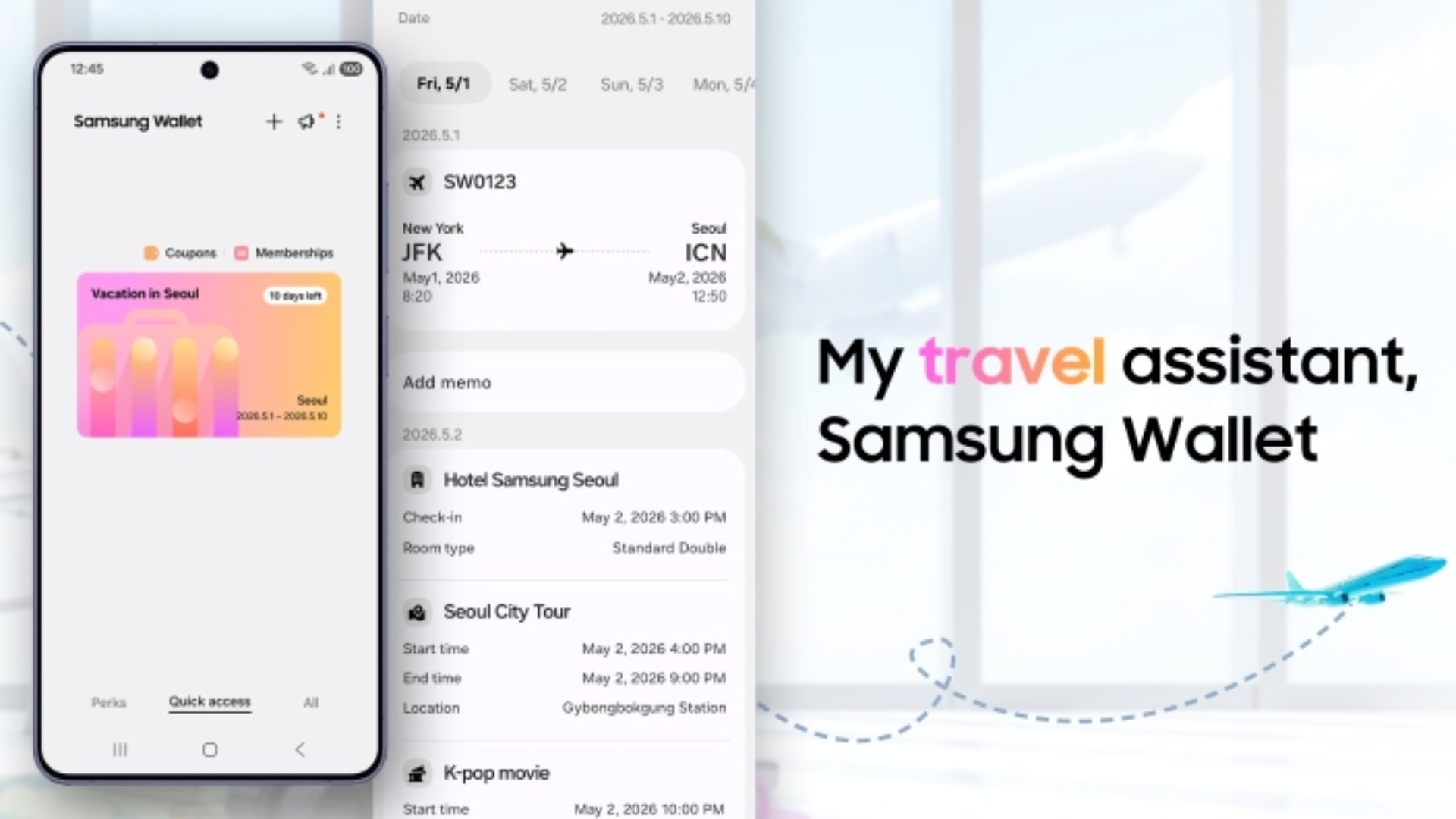 Samsung Wallet Trips