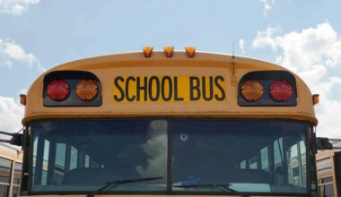 school bus ROAD CLOSURE: School bus crash with children on board leaves man dead north of Brampton