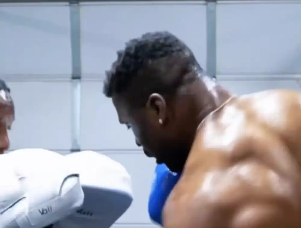 Ngannou Shows Off His Power