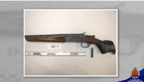Seized firearm