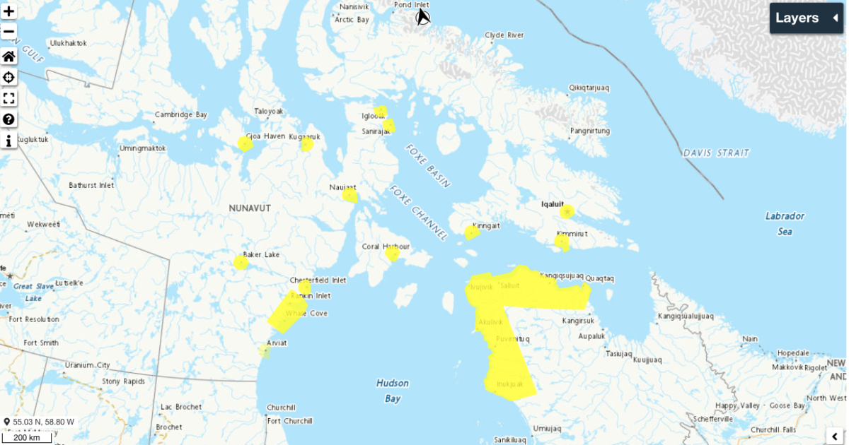 Bundle up and stay inside as blizzard hits Nunavut, Nunavik